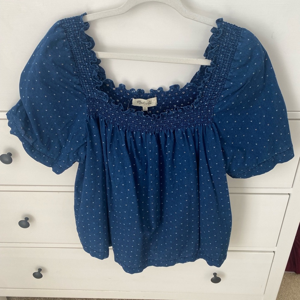 Madewell — Off the Shoulder Top